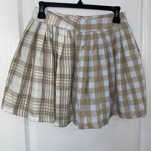 Super CuteâPlaidâSkirtâNWTđ€